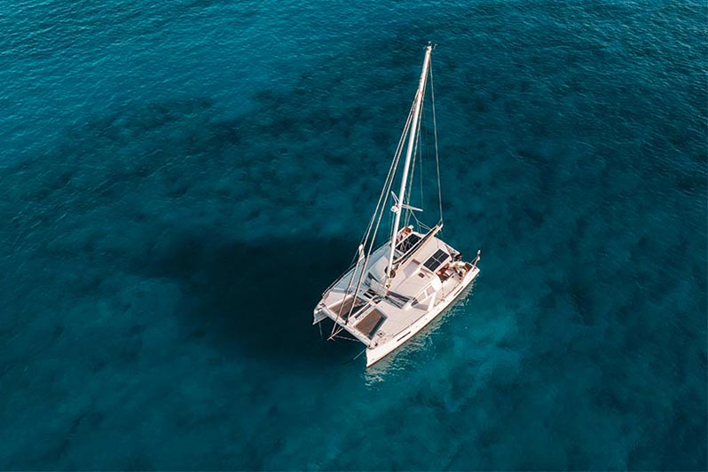 catamaran for pleasure sailing during vacations