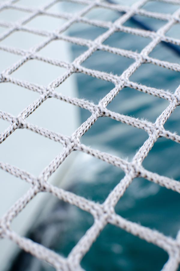 catamaran net for sailboat without knots